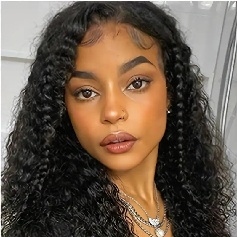 Cross-border Trade Wig, European and American Fashion Front Lace Small Curl Steel Curl Wig, Hot-selling in Africa Front Lace