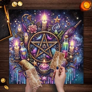 Cross-Border Hot Selling Vintage Flower Sun Moon Altar Cloth Butterfly Tarot Card Black Oracle Mat Tarot Tablecloth Pad