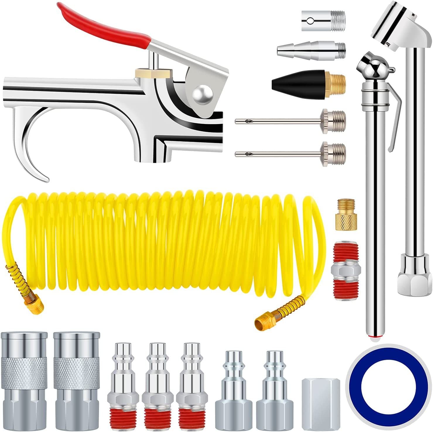 Supply 20-Piece Set Quick Connectors, Pneumatic Tools Blow Gun Series Set