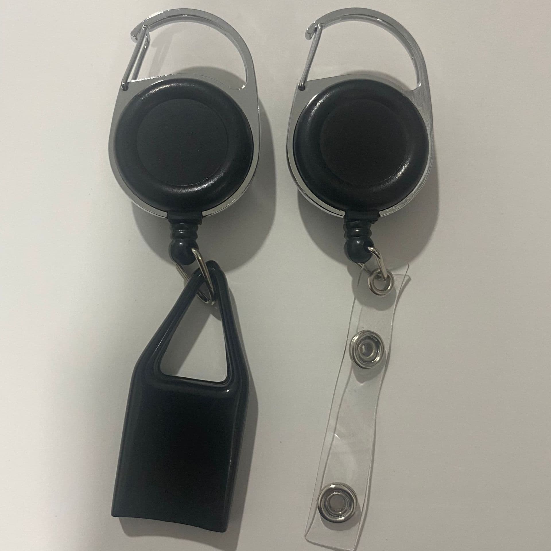 Zinc Alloy Pull Cord Buckle for Lighter Cases, ID Card Buckle, Outdoor Carabiner Anti-Loss Keychain, Round Metal Buckle