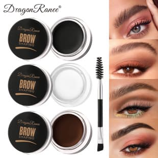Cross-border Wild Brow Pomade Setting Brow Gel European & American Style Brow Fixing Soap Wax White Brow Pomade & Pencil