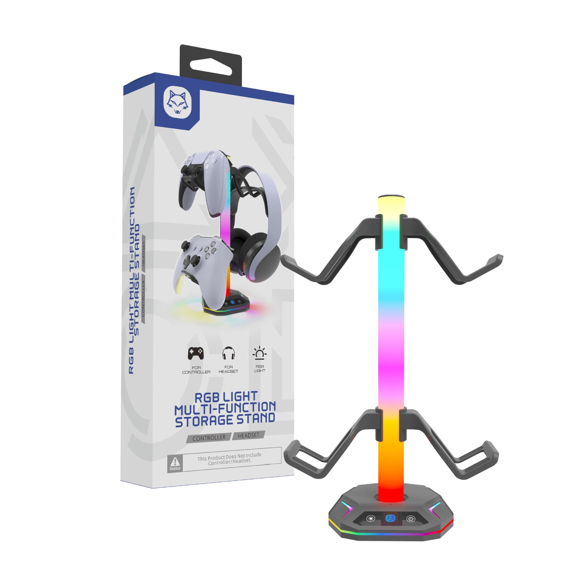 [Factory Direct] PS5 Game Controller Charging Stand, Desktop Display RGB Stand, Headphone Stand