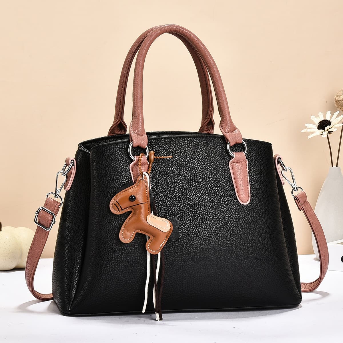 Handbag - Exquisite High-Aesthetic Fashion Women's Bag 2026 New Korean Style Commuter Bag for Women