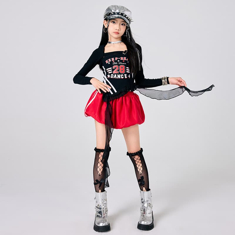 Children's Jazz Dance Clothing Children's Street Dance Clothing Hiphop Suit Girls Drum Catwalk Costumes