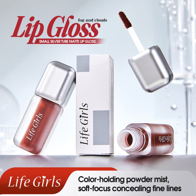 Life Girls Small Silver Tube Matte Lip Gloss