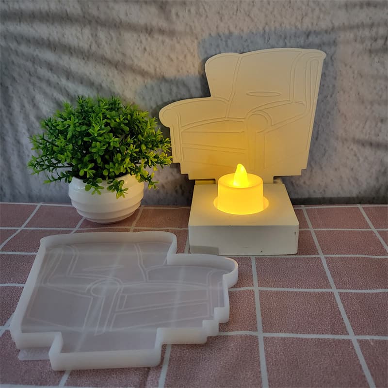 S0552 Sofa Insert Decorative Plaster Mold DIY Silicone Mold Cement Plaster Mold