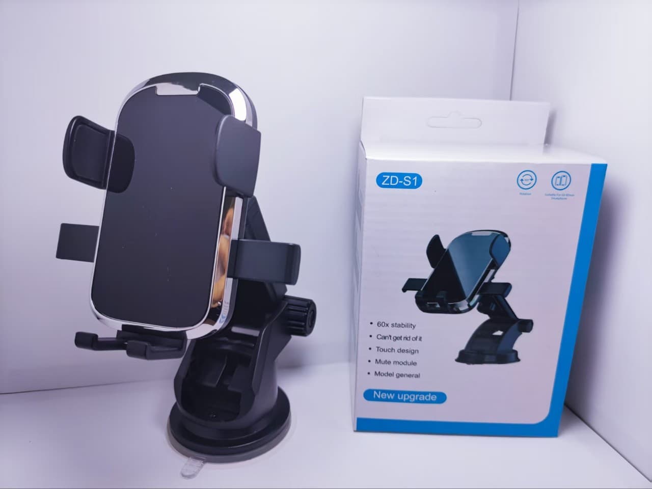 Car mobile phone holder air outlet gravity support instrument panel suction cup car mobile phone holder universal