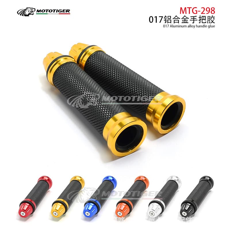 Motorcycle Modification Accessories Scooter Handlebar Grips CNC Aluminum High Quality Handlebar Rubber Hot Selling for Cross-border