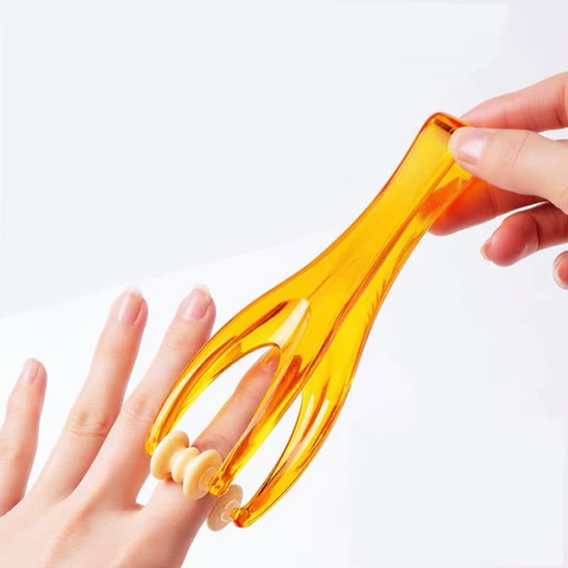 Finger Massager Joint Acupoint Roller Massage Hand Beauty Thumb Massage Clip Creative Gift Ready Stock Wholesale
