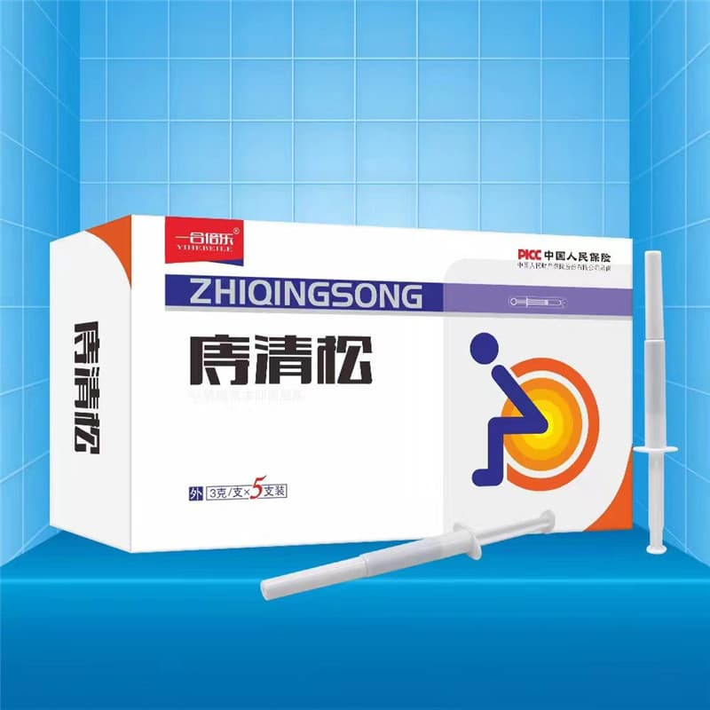 Yihe Beile Hemorrhoid Qing Song Shu Zhikang Herbal Antibacterial Gel 3g/tube * 5 tubes