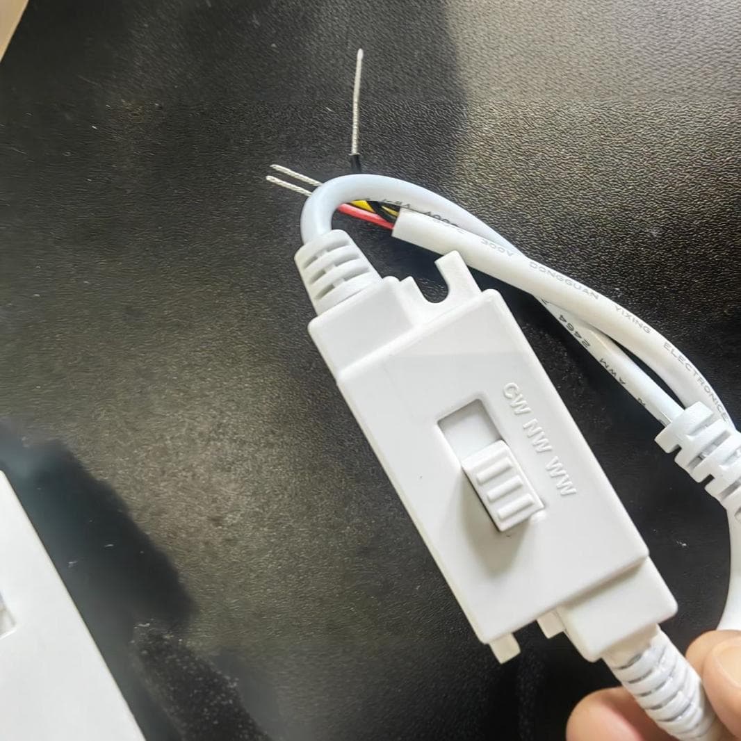 Downlight ceiling spotlight three-gear color temperature dial panel lamp 1A three-gear dial switch control box