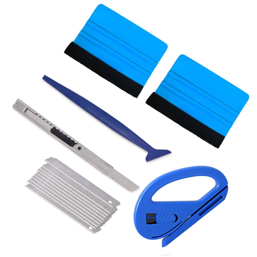 15-Piece Cross-border Film Application Tool Set with Squeegee - Car Color Change Film Tool Kit with Application Scraper