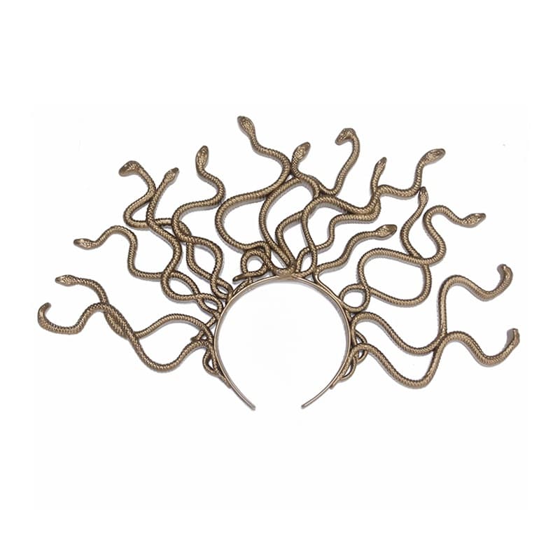 DIY Snake Head Headband, Greek Gorgon Headdress for Cosplay and Fun Party