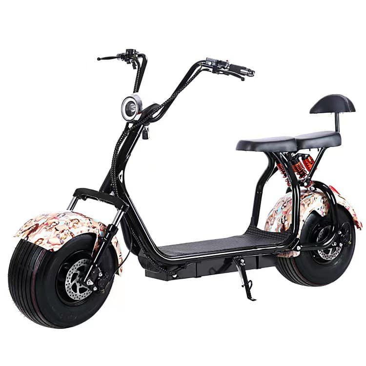 Factory Big Harley Electric Scooter Citycoco Harley Battery 60V