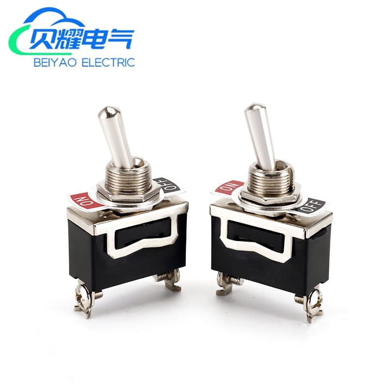 Heavy-duty lever toggle switch E-TEN1021 power switch 2-pin 2-position rocker automotive modification toggle switch