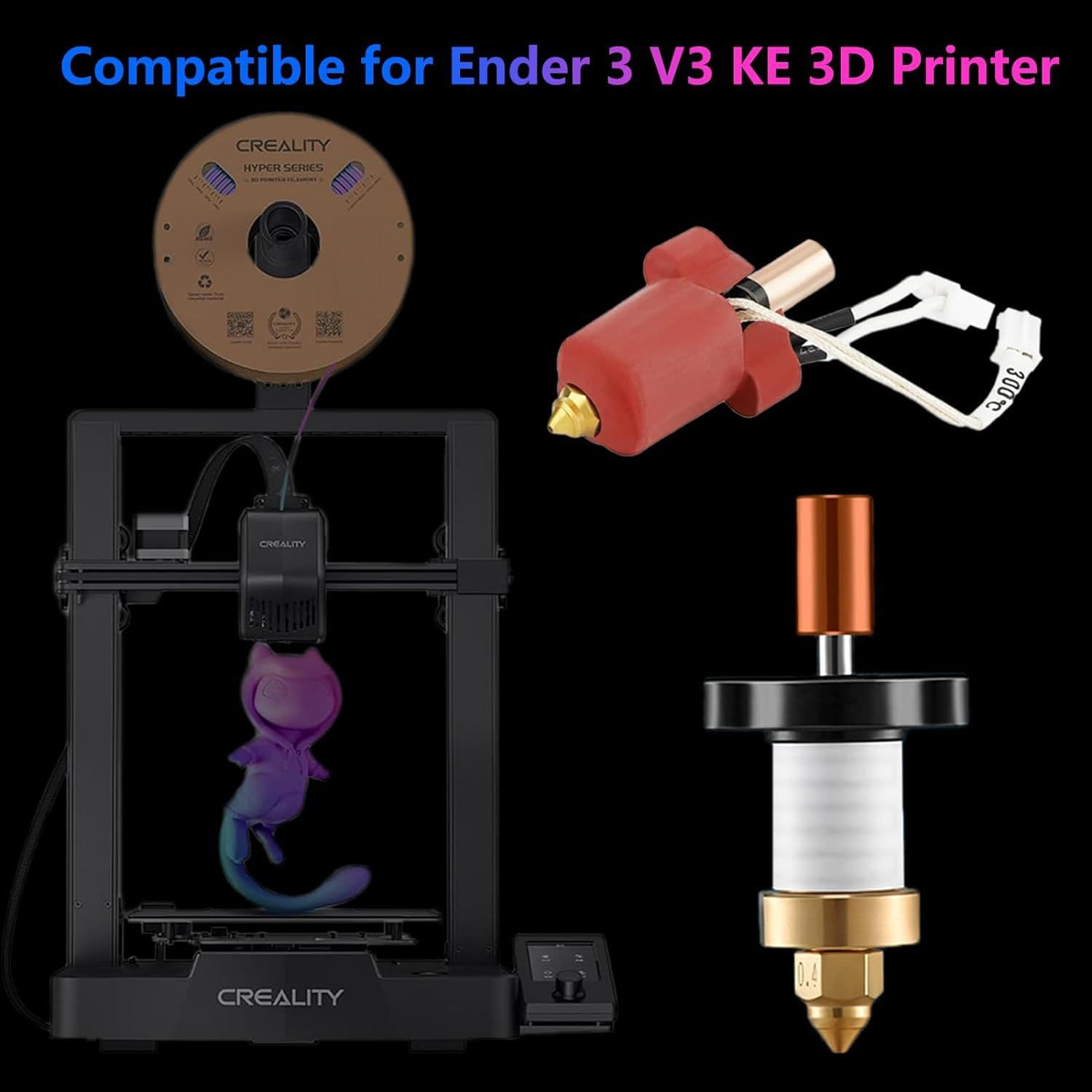 Creality 3D Printer Accessories Ender 3 V3 KE Hotend Ceramic Upgrade Extruder Nozzle Print