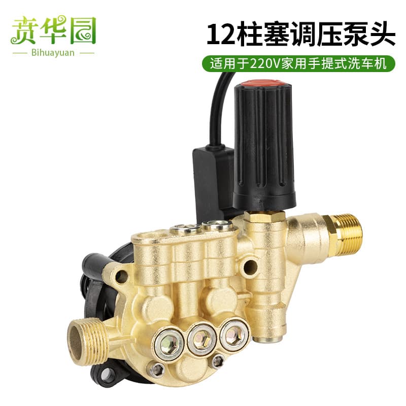 Complete Pump Assembly for Household Car Washers, Featuring Jienuo High-Pressure Pump and Accessories