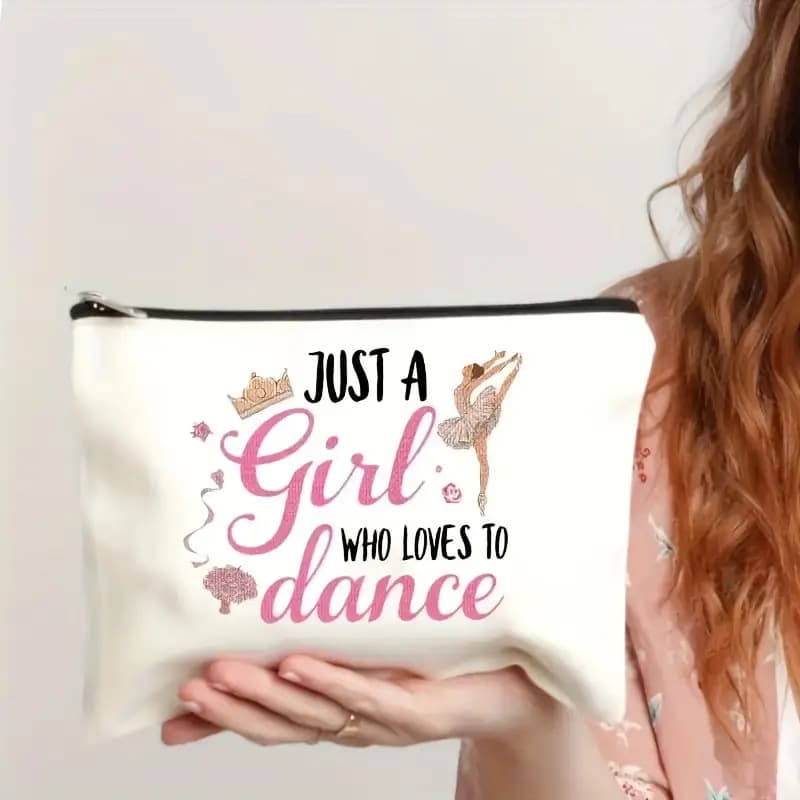 Cross-border hot-selling makeup bag, customizable image and text, zipper design toiletry bag