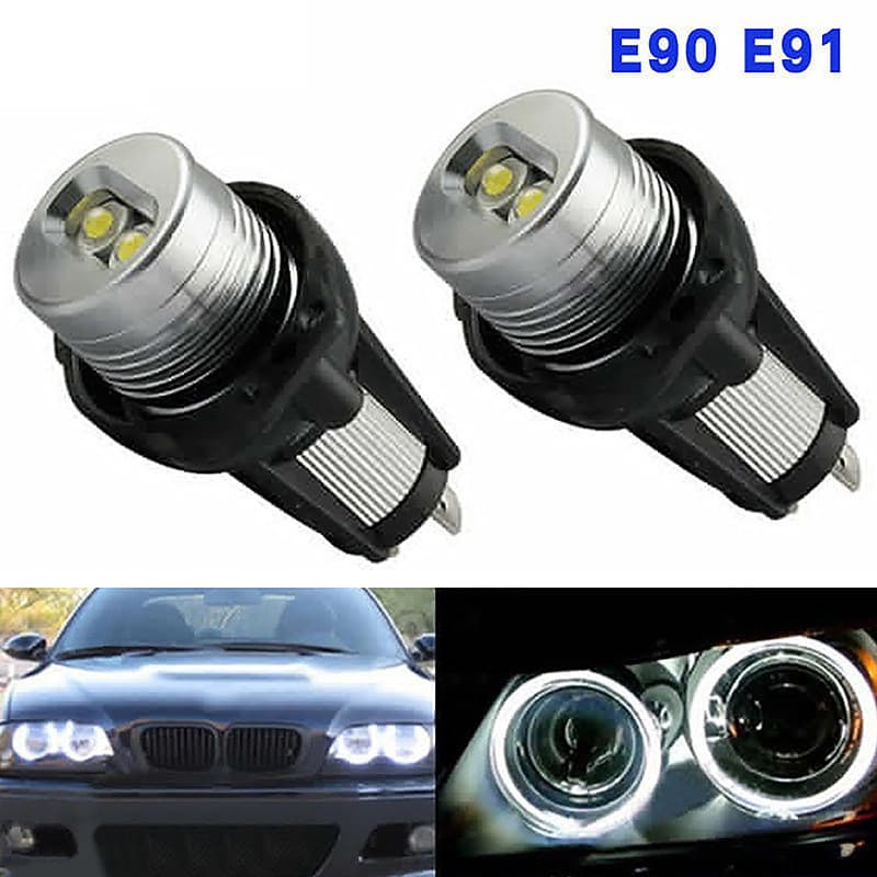 Car fog lights suitable for work lights BMW Angel Eyes E90 E91 10WAngel Eyes LED fog lights