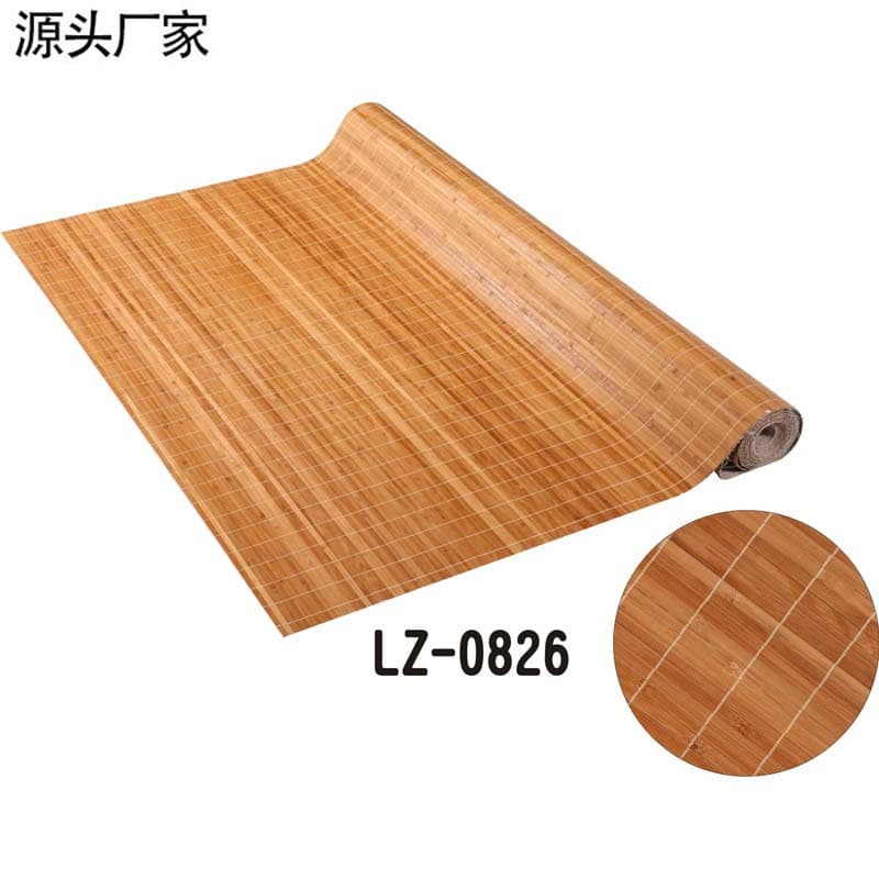 Export and domestic sales bamboo wallpaper, bamboo floor mat, wide bamboo strips for decoration, wall and ceiling covering, raw bamboo strips, wireless strips.