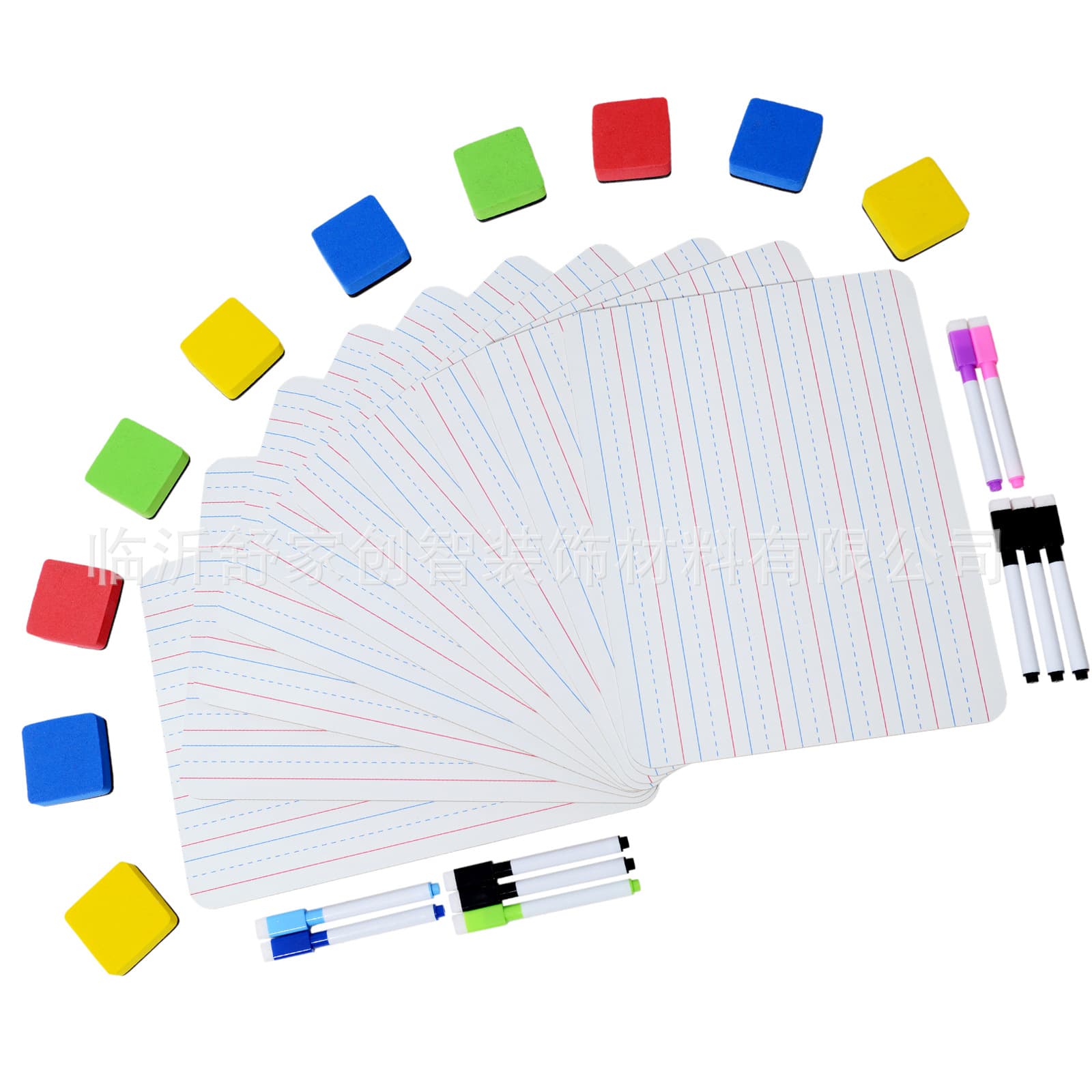 Factory Direct Amazon Wholesale Small Whiteboard Double-Sided Erasable Dry Erase Board Children's Doodle Board Double White Handheld Board