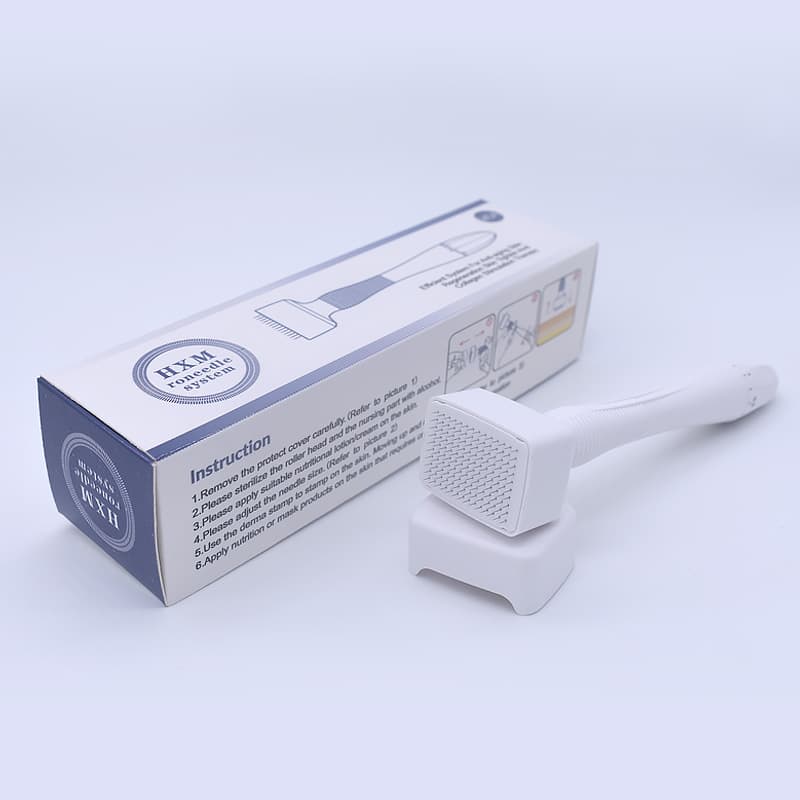 Cross-border 140A stamp/seal micro-needle roller with adjustable depth for minoxidil beard/scalp tools