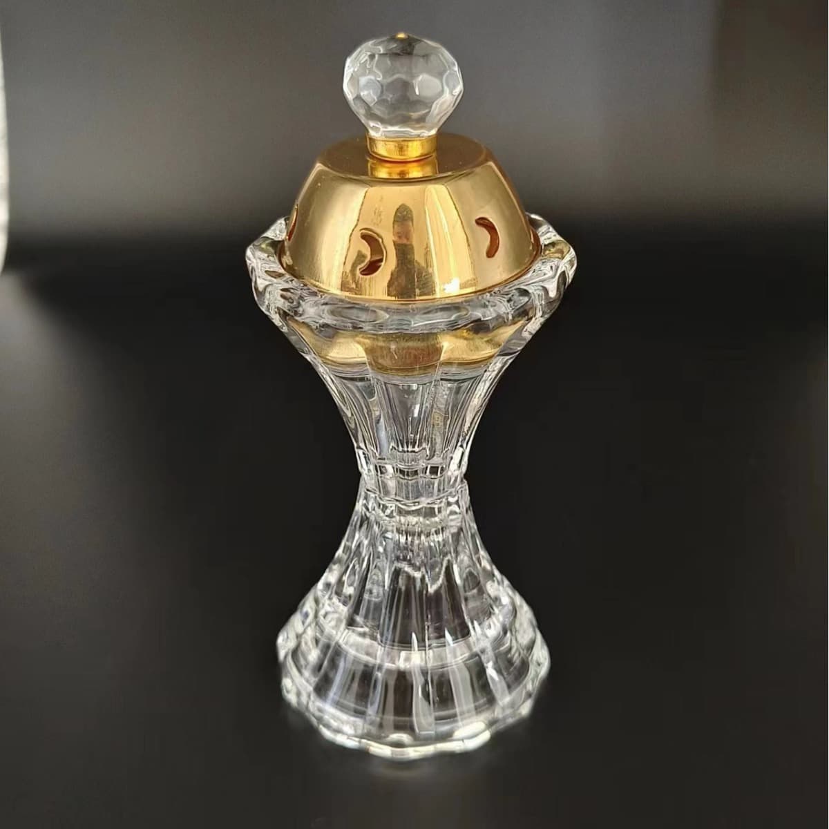 Factory Direct Middle Eastern Arab Crystal Incense Burner Christmas Decoration Home Glass Aromatherapy Burner