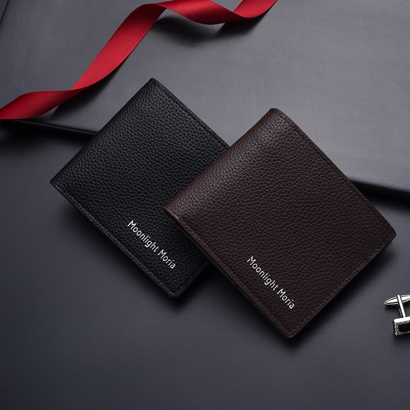 New Hot Selling Export Wallet for Men, Casual Bifold Short Horizontal Men's Leather Wallet Coin Purse