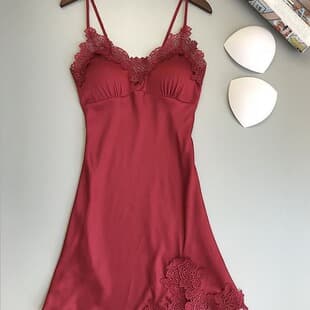 Factory Hot Selling Sexy Two-Piece Pajama Set New Lace Trim Camisole