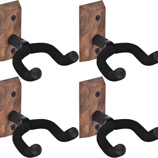 Cross-border Black Walnut Guitar Hook for Acoustic, Classical, Bass, Electric Guitar, Ukulele Universal