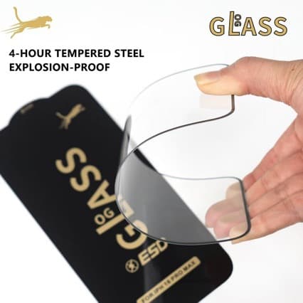 OG GALSS Anti-Static Tempered Glass Screen Protector for Apple 17/16/15/14/13 Series, Dust-Proof Full Coverage