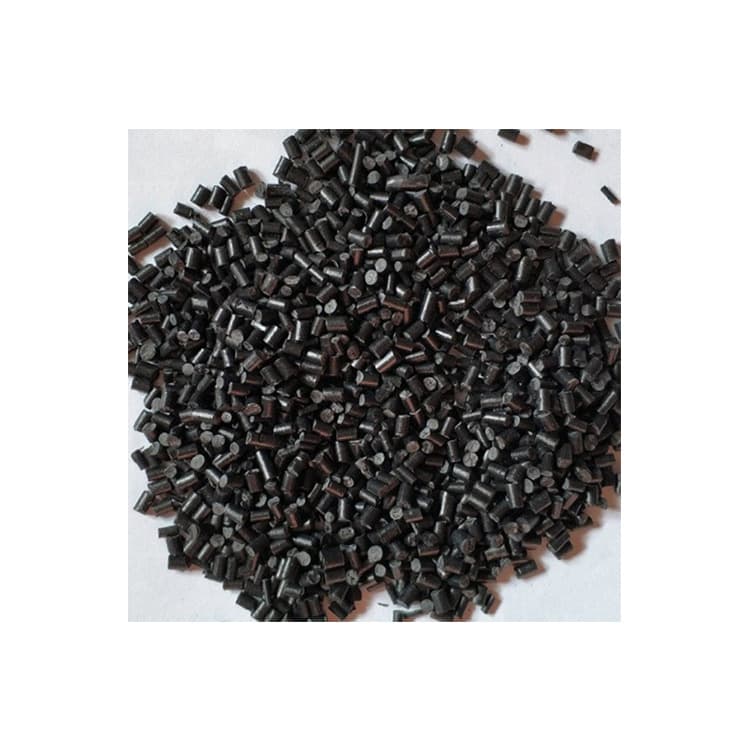 Black High Impact ABS Recycled Granules, High Gloss and Toughness Without Pitting, High Impact Recycled Material for Electrical Injection Molding