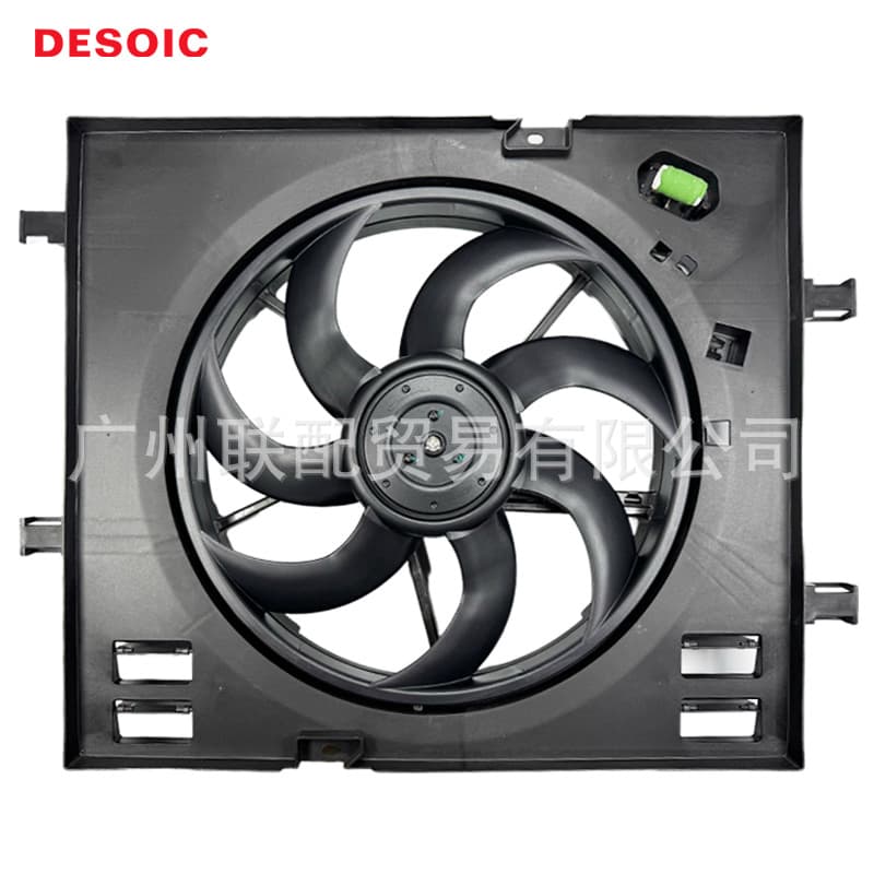 OE 2078001100 Electronic Fan Assembly for Dongfeng Peugeot New 408/T93 Peugeot 408 Radiator
