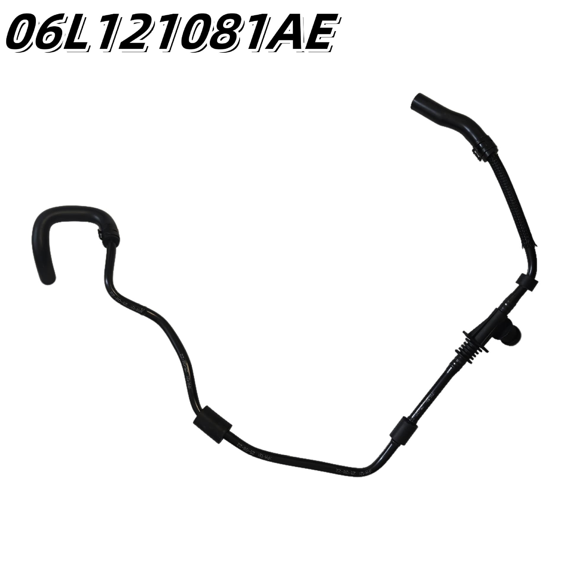 Suitable for Audi A4L, Q5L, L6, Q7 auxiliary water tank return hose, expansion tank hose, 06L121081AE fittings