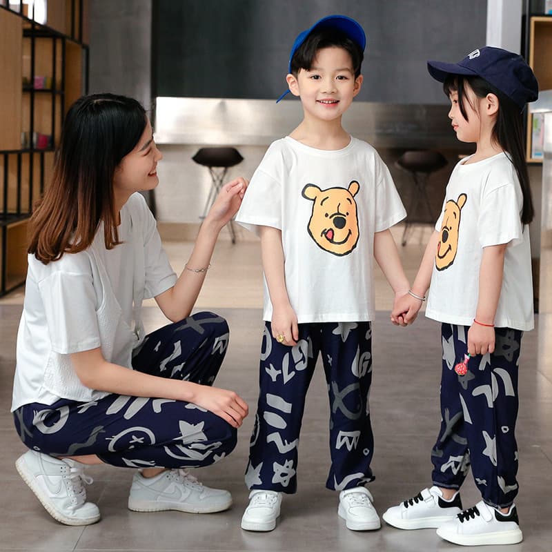 Summer Family Dress Lantern Trousers for Boys and Girls Women's Hallen Pants Children's Pants Thin Anti-mosquito Pants for Adults