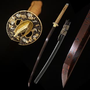 Wholesale Japanese Sword Damascus Samurai Long Sword Hand Forged Katana Unsharpened