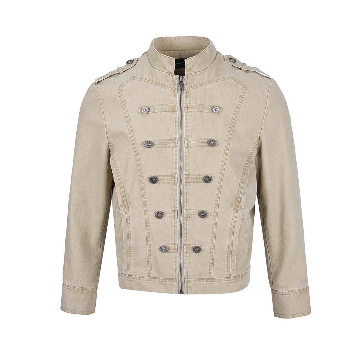 Magic Bear 2026 New American Retro Light Asian Street Washed Old Work Jacket Short Palace Style Jacket