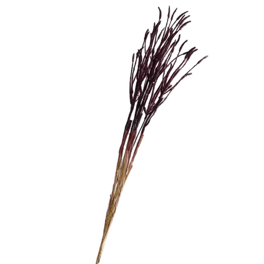 Hotel model room faux flower bouquet with withered branches, wabi-sabi style artificial dried flowers, living room decor ornament and photography prop