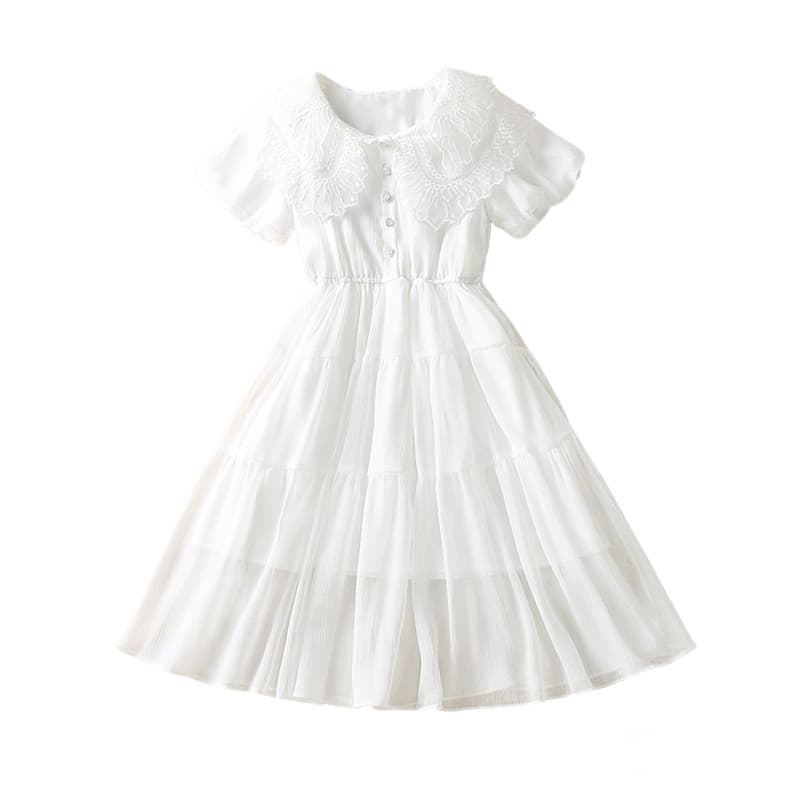 Girls' Summer Vacation Dress 2026 New Style Children's Fashion Princess Dress Outdoor Sweet Dress Trendy