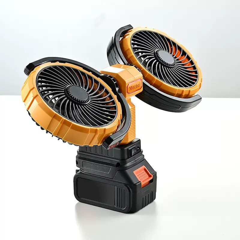 Lithium Battery Fan, Super Strong Wind, Ultra-Long Battery Life, Outdoor Small Fan, Portable Rechargeable Fan for Camping Fishing