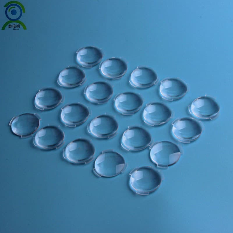 Manufacturer Direct Supply 25 Acrylic Double Convex Lens with Edge Double Convex Lens