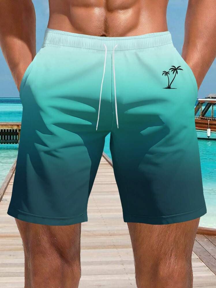 Men's Beach Shorts 3D Printed Summer Casual Outdoor Swimwear, Suitable for Beach Wear