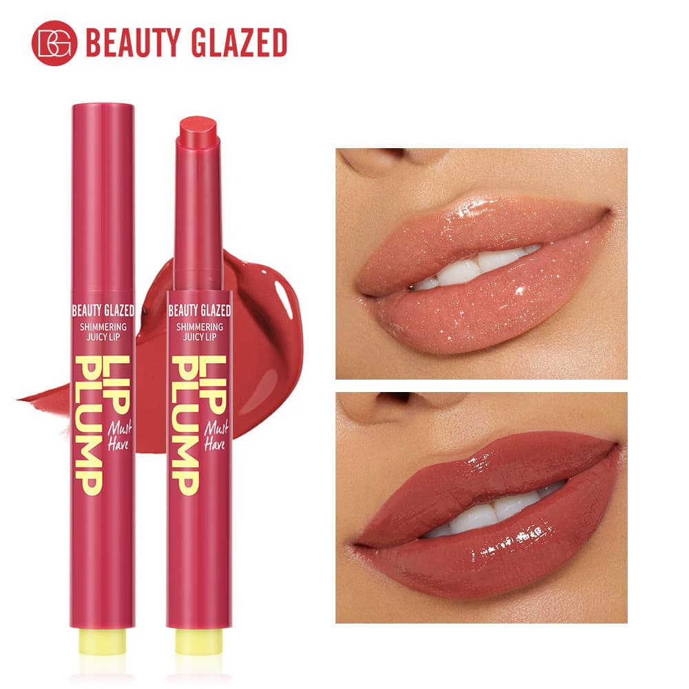 Cross-border BEAUTY GLAZED Moisturizing Lip Plumping Lipstick Long-lasting Hydration Water-resistant Glossy Lip Gloss Lip Lacquer