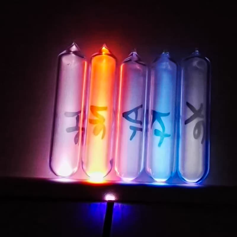 Rare Nobel gas sealed tube 99.999% luminous gas Krypton helium neon argon xenon element series