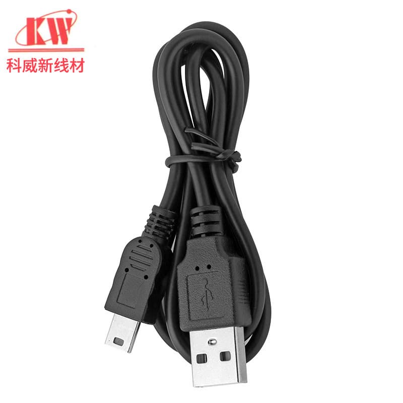 USB to Mini USB Data Cable V3 Charging Cable T-Type Port MP3 Data Cable Senior Phone Mini 5P Charging Cable