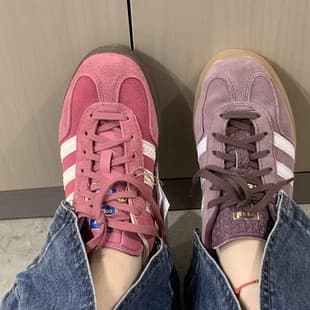 Putian Shoes Gazelle Derby Shoes Strawberry Bear Purple Pink Fashion Versatile Casual Sports Unisex Skate Shoes