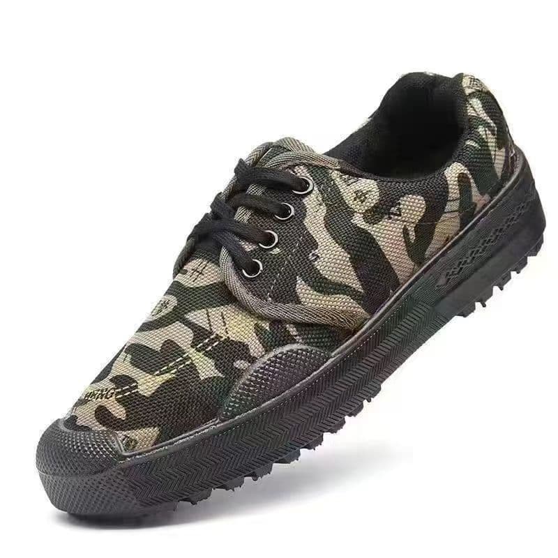 Liberation Shoes Construction Wear-Resistant Work Shoes Anti-Slip Training Shoes Rubber Shoes Dad Shoes Labor Protection Shoes Military Training Shoes Cross-Border
