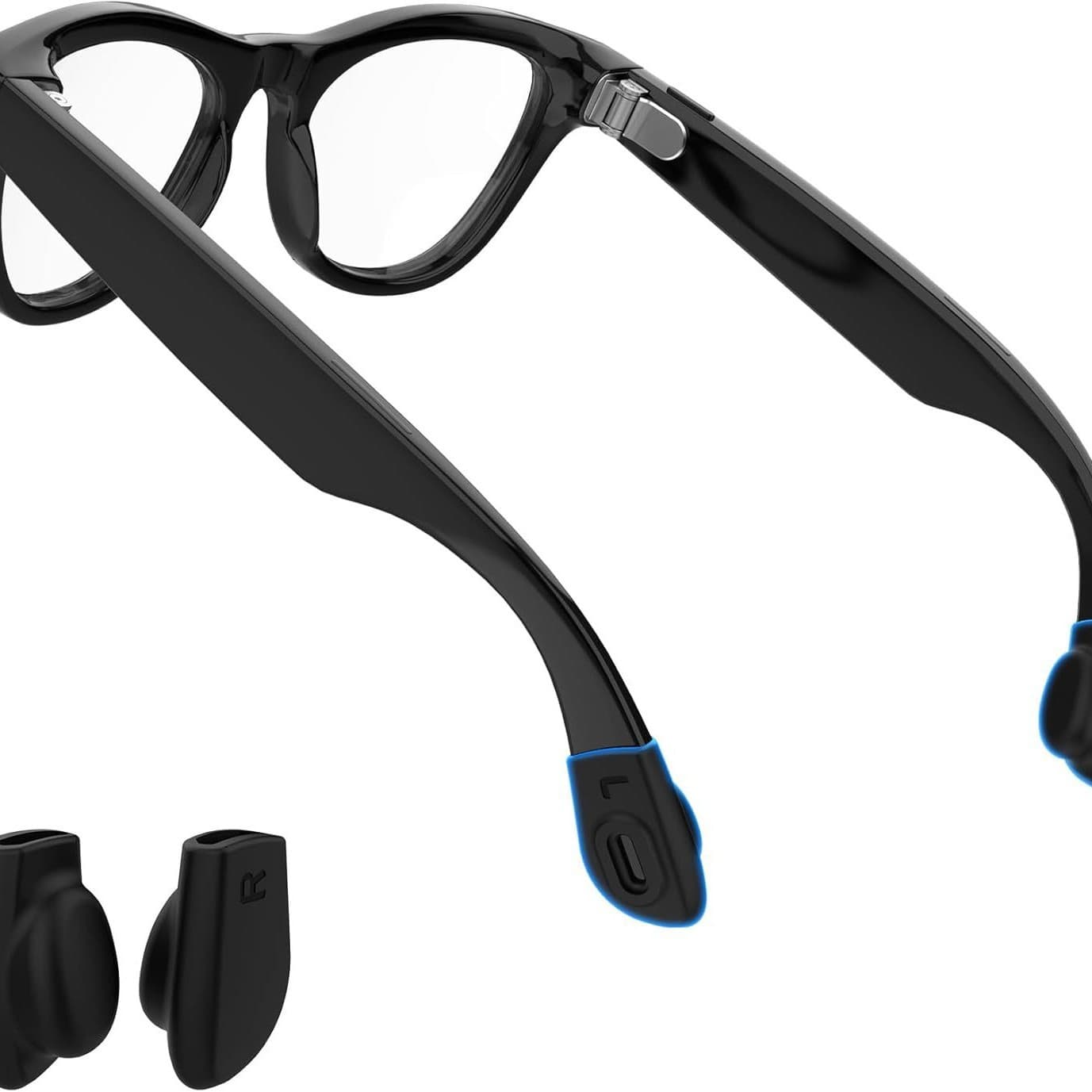 Suitable for Ray-Ban Meta Glasses Anti-Slip Silicone Glasses Holder Ear Clip