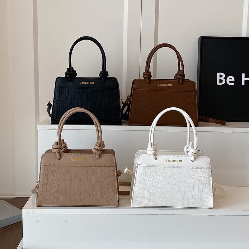 Korean casual handbag for women 2025 summer new trendy foreign style crossbody bag spliced niche saddle bag