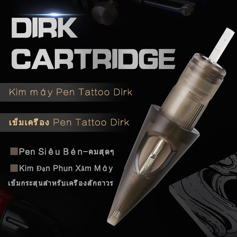 DIRK TATTOO Tattoo Integrated Needle Cheyenne Short Needle Lining Shading Fork Row Professional Quality Tattoo Needle